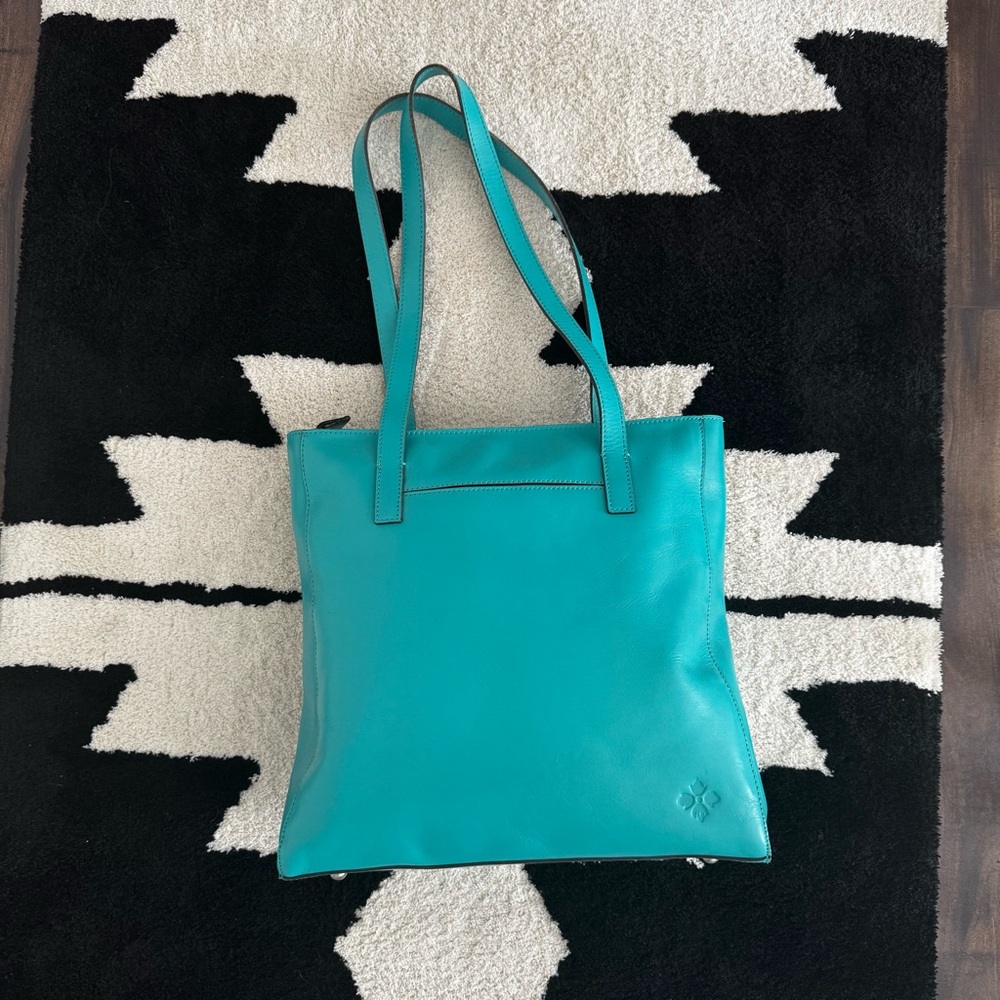 Patricia Nash Vibrant Blue Tote Bag with Structured Design
